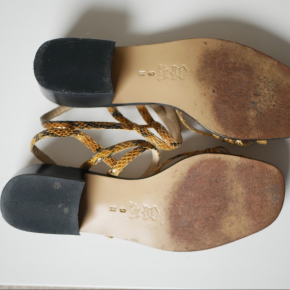 Ingledews Leather Snakeprint Sandals - Picture 6 of 6